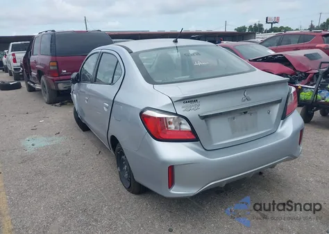 2022 Mitsubishi Mirage G4 Es/G4 Le/G4 Black Edition z USA, uszkodzony, nr VIN ML32FUFJ0NHF02553